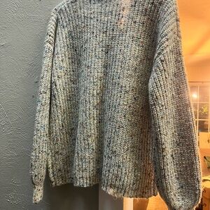 Knox Rose Men's Speckled Gray Crewneck Sweater